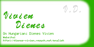 vivien dienes business card